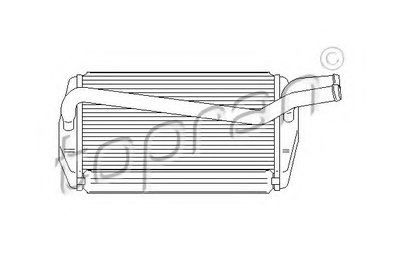 Теплообменник, отопление салона TOPRAN купить