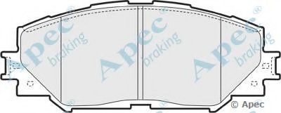 Комплект тормозных колодок, дисковый тормоз APEC braking купить