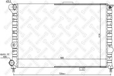 Радиатор, охлаждение двигателя STELLOX купить