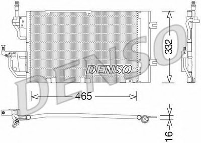 Конденсатор, кондиционер DENSO купить