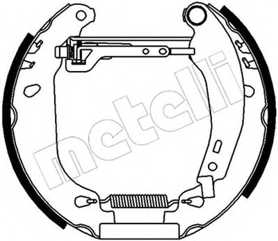 Комплект тормозных колодок Kit premounted METELLI купить