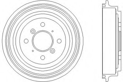Тормозной барабан HELLA купить