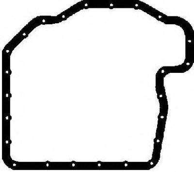 Прокладка картера блоку циліндрів двигуна (сталь/гума)