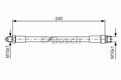Тормозной шланг BOSCH купить