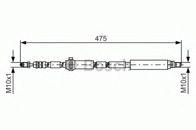 Тормозной шланг BOSCH купить