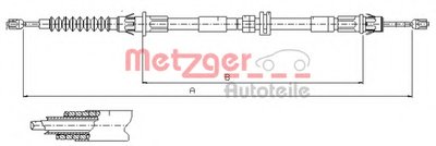 Трос, стояночная тормозная система COFLE METZGER купить