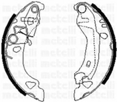 Комплект тормозных колодок METELLI купить