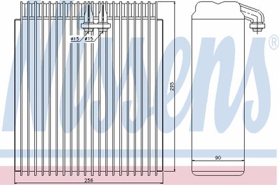 Испаритель, кондиционер NISSENS купить