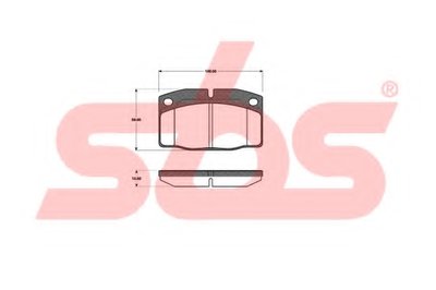 Комплект тормозных колодок, дисковый тормоз sbs купить