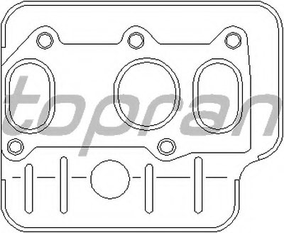 Прокладка, выпускной коллектор TOPRAN купить
