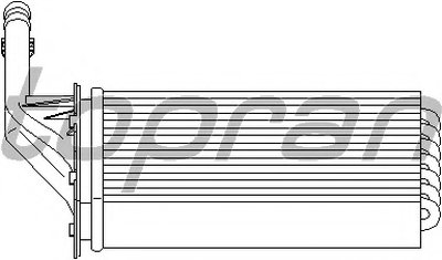 Теплообменник, отопление салона TOPRAN купить