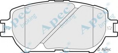 Комплект тормозных колодок, дисковый тормоз APEC braking купить