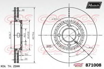 Тормозной диск R+ (Regular Plus) MAXTECH купить