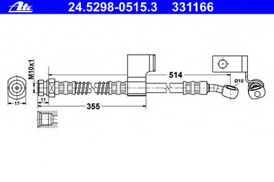 Тормозной шланг ATE купить