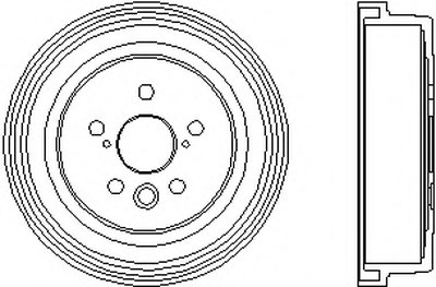 Тормозной барабан HELLA PAGID купить