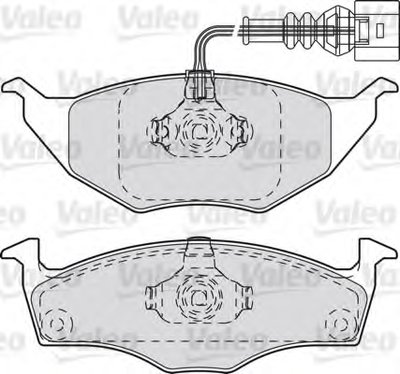 Комплект тормозных колодок, дисковый тормоз VALEO купить