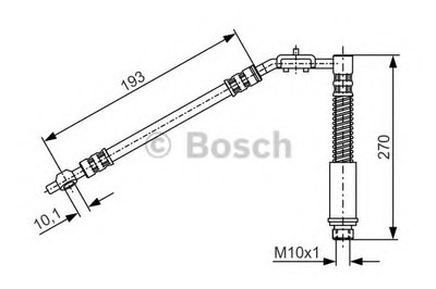 Тормозной шланг BOSCH купить