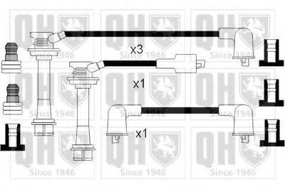 Комплект проводов зажигания CI QUINTON HAZELL купить