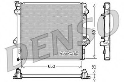 Радиатор, охлаждение двигателя DENSO купить