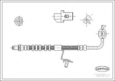 Тормозной шланг CORTECO купить