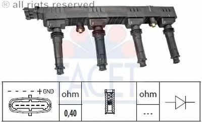 Катушка зажигания FACET купить