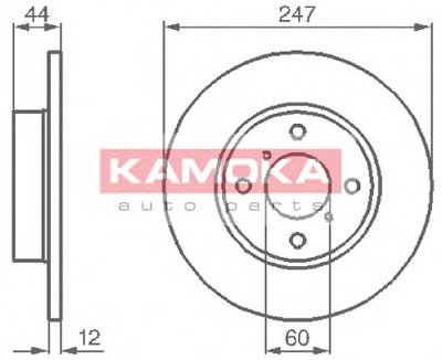 Тормозной диск KAMOKA KAMOKA купить