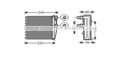 Теплообменник, отопление салона AVA QUALITY COOLING купить