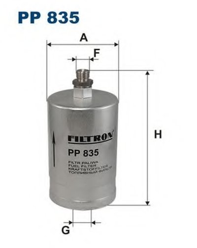Фильтр топл. MB W124 92-95, W202 93-00  (RIDER)