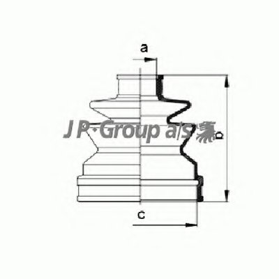 Комплект пылника, приводной вал QH JP GROUP купить