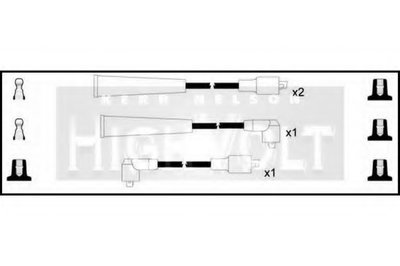 Комплект проводов зажигания HighVolt STANDARD купить