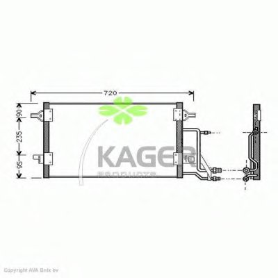 Конденсатор, кондиционер KAGER купить