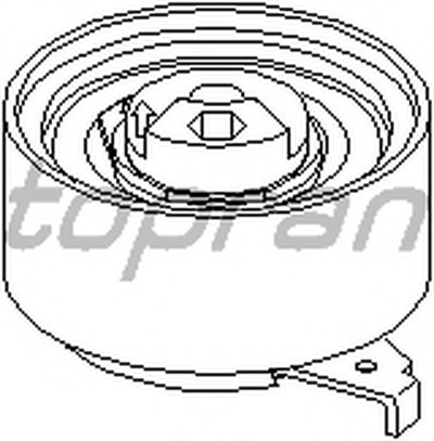 Натяжной ролик, ремень ГРМ TOPRAN купить