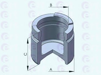 Поршень, корпус скобы тормоза ERT купить