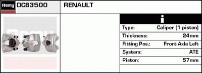 Тормозной суппорт Remanufactured REMY (Multiline) DELCO REMY купить