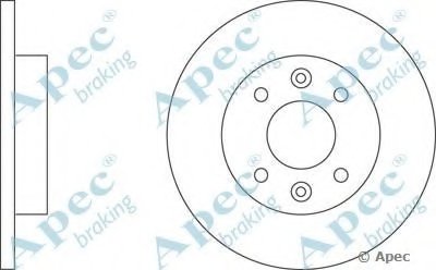 Тормозной диск APEC braking купить