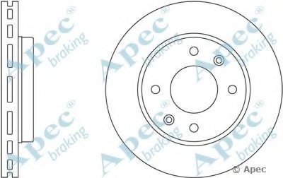 Тормозной диск APEC braking купить