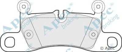 Комплект тормозных колодок, дисковый тормоз APEC braking купить