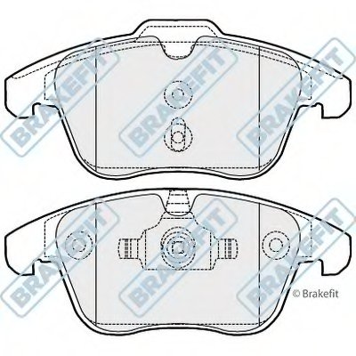 Комплект тормозных колодок, дисковый тормоз Brake Fit APEC braking купить