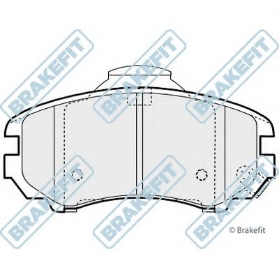 Комплект тормозных колодок, дисковый тормоз Brake Fit APEC braking купить