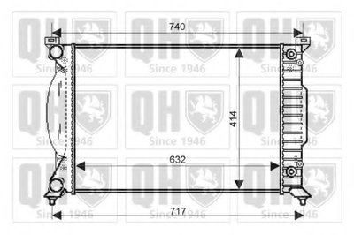 Радиатор, охлаждение двигателя QUINTON HAZELL купить