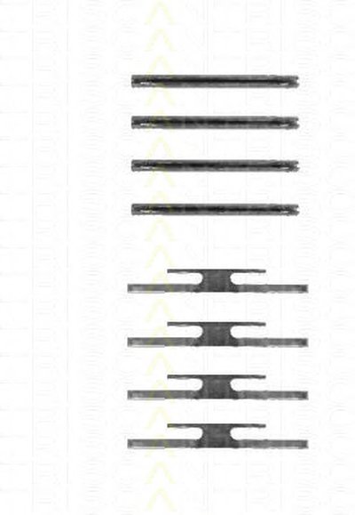 Комплектующие, колодки дискового тормоза TRISCAN купить