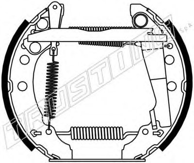 Комплект тормозных колодок FAST KIT TRUSTING купить