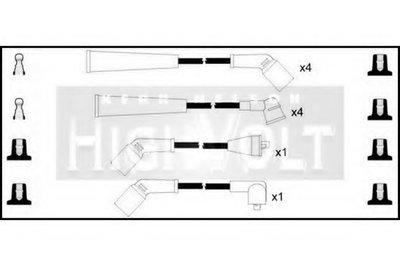 Комплект проводов зажигания HighVolt STANDARD купить