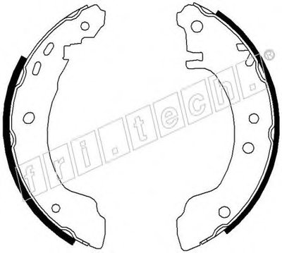 Комплект тормозных колодок REPARATION KIT fri.tech. купить