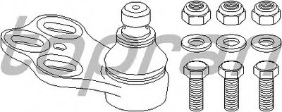 Шаровой шарнир TOPRAN купить