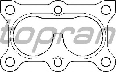 Прокладка, труба выхлопного газа TOPRAN купить