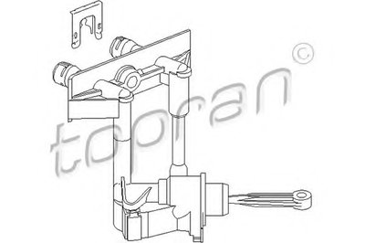 Главный цилиндр, система сцепления TOPRAN купить