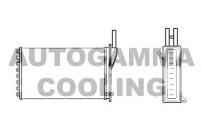Теплообменник, отопление салона AUTOGAMMA купить