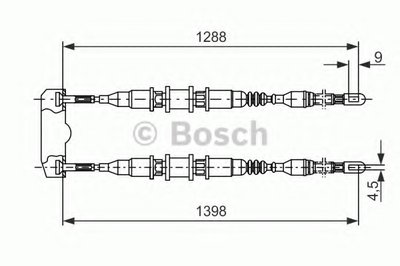 Трос, стояночная тормозная система BOSCH купить