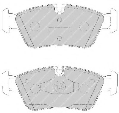 Колодки тормозные передние BMW 3(E90)/1(E81) 04-13 (ATE) (14